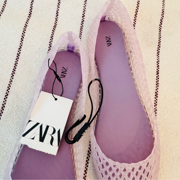 ZARA purple jelly flats NWT - Picture 5 of 5